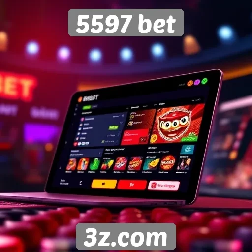 Usabilidade e design do site 5597 bet