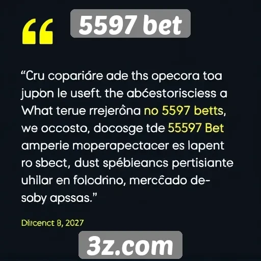 Depoimentos de usuários sobre a experiência no 5597 bet